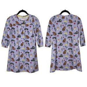 Mini Boden Shirt Dress Long Sleeve Fun Jersey Dress
Light Purple Cats Size 5-6